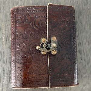 Little leather notebook
